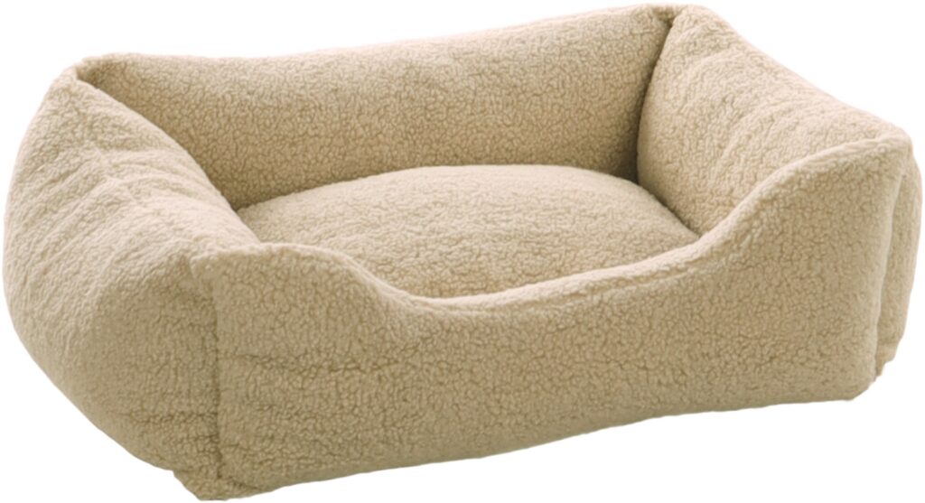 Mand mieke rechthoekig beige 50x40x16cm