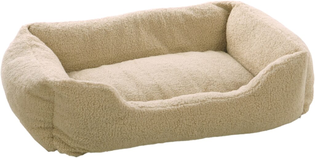 Mand mieke rechthoekig beige 65x45x18cm