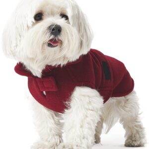 Mantel fleece bordeaux 43cm