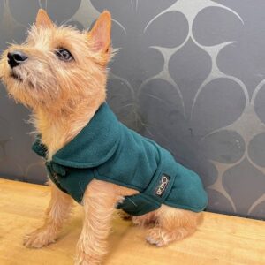 Mantel fleece groen 33cm