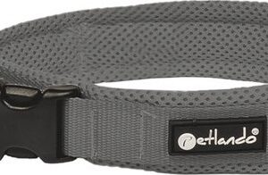 Mesh Halsband L antraciet