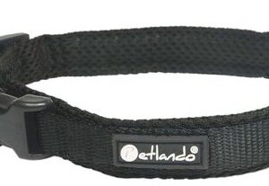 Mesh Halsband M zwart