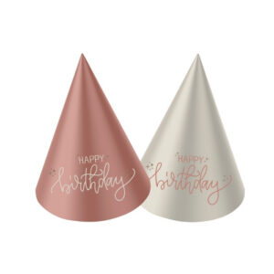 Mini feesthoedje crème rose