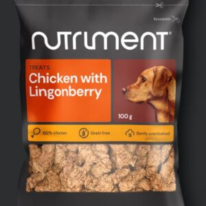 Nutriment Treat Chicken & Lingonberry 100gr
