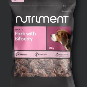 Nutriment Treat Pork & Bilberry 100gr