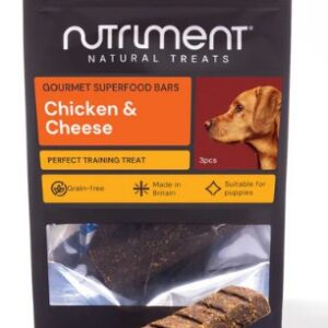 Nutriment superfood bars chicken & cheese small pack