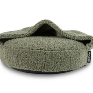 Orthopedische teckel hoodie rond groen 65cm