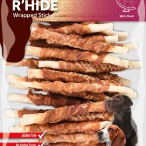 R'Hide Staaf Wit met eend 12cm 30 st 350g