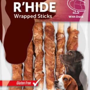 R'Hide Staaf Wit met eend 12cm 6 st 70g