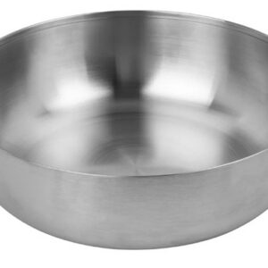 Royal stainless steel dog bowl - silver L