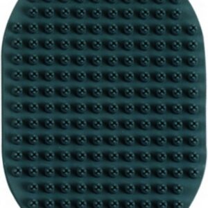 Rubber ovale handschoen borstel