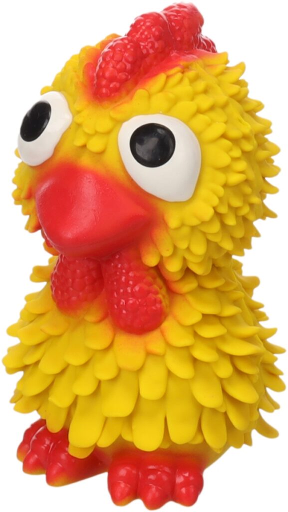 Speelgoed barney haan geel 13cm