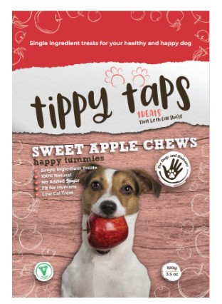 Tippy taps fruit snack - Rode appel