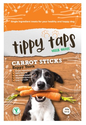 Tippy taps fruit snack - Wortel