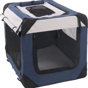 Transportkooi geronimo blauw S 42x60x42cm