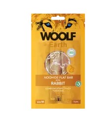 Woolf earth noohide M flat bar with rabbit 90g