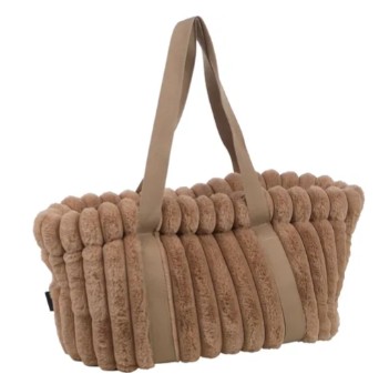 Draagtas lynelle beige 47x33x26cm