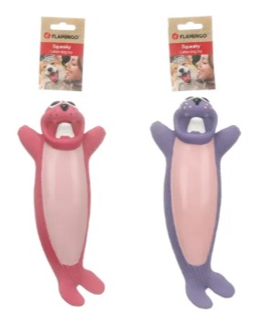 Speelgoed zedo zeehond paars 28cm