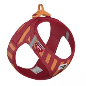 Curli Vest Clasp Air-Mesh - Strepen Rood S