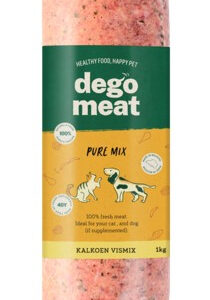 Degomeat kalkoen-vismix 200g