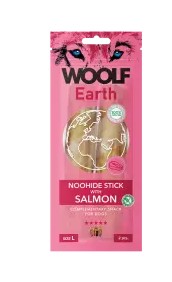 Woolf earth noohide L stick with salmon