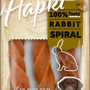 Hapki spiraal met konijn 85g