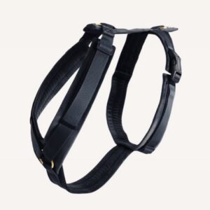 Hondenharnas actief velvet zwart L 38-58cm