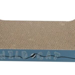 Krabkarton catnip 47x7x24cm blauw