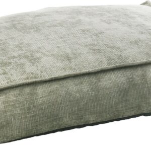 Kussen kantor rechthoekig groen met rand 80x60x18cm