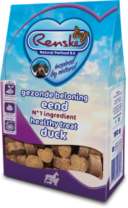Renske gezonde beloning hartjes eend 150gr