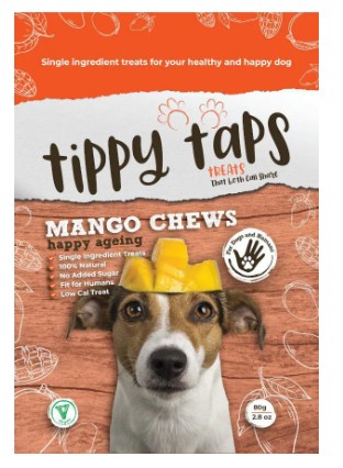 Tippy taps fruit snack - Mango