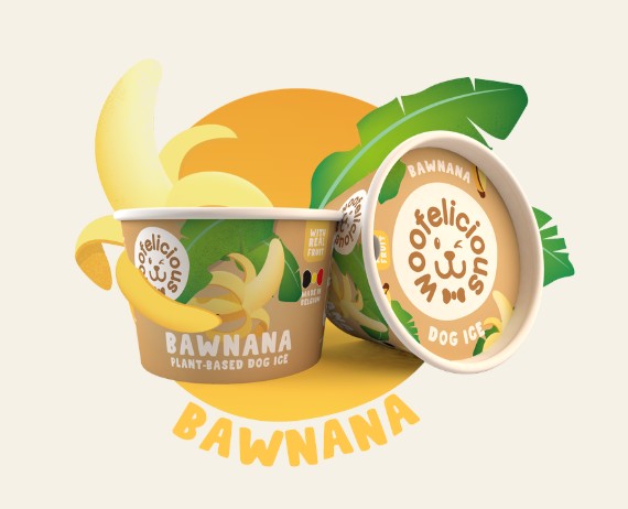 Woofelicious bawnana dog ice 100ml