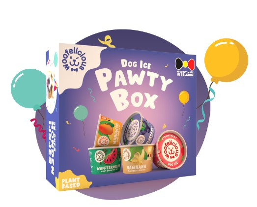 Woofelicious pawty box 5x100ml