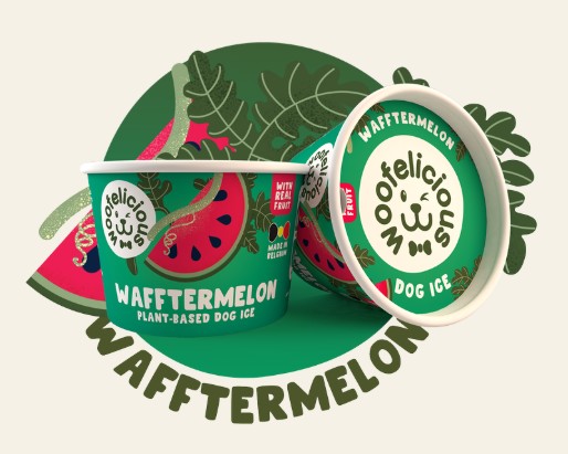Woofelicious waftermelon dog ice 100ml