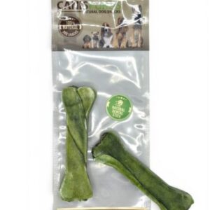 CP kauwbot runderhuid (met spirulina) 17cm