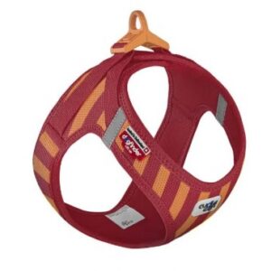 Curli Vest Clasp Air-Mesh - Strepen Rood XL
