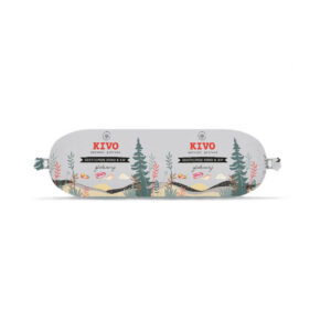 Kivo gestoomde rund & kip 600g