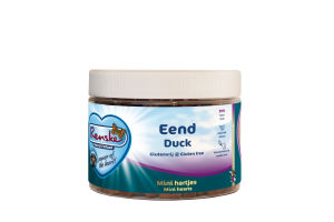 Renske gezonde beloning hartjes eend 300g