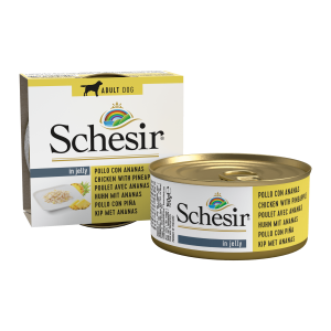 Schesir dog kip/ananas 150g