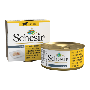 Schesir dog kip/ham 150g