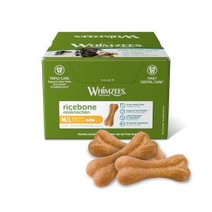 Whimzees rice bone M/L