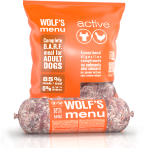 Wolf's menu active sausage 500g