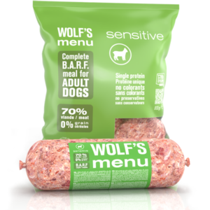 Wolf's menu sensitive sausage 500g