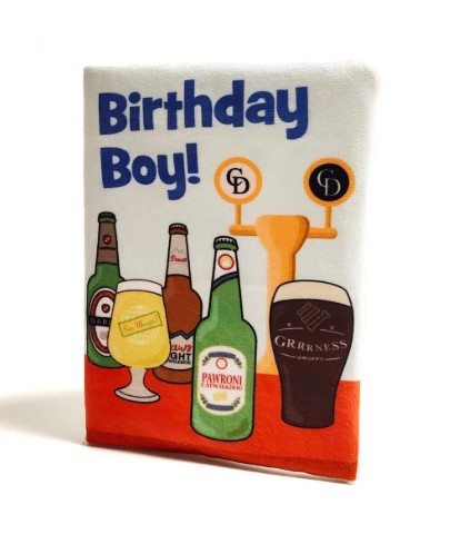 Birthday Card Blue Drinks