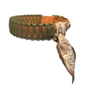 Nova collar brown olive S