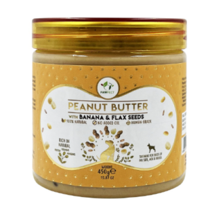 Pawfect peanut butter with banana & flaxseeds 450g