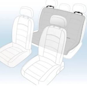 Beschermdeken voor auto Essenza achterbank zwart 145x145