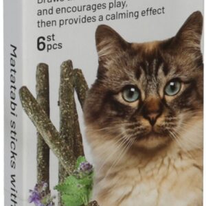 Matatabi & catnip sticks 12cm 6 st