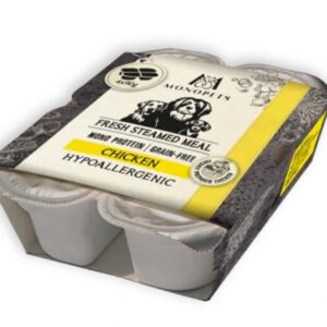 Monopets Fresh steamed meal chicken 4x90gr