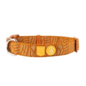 Woolly wolf collar - Wild tundra terracotta M